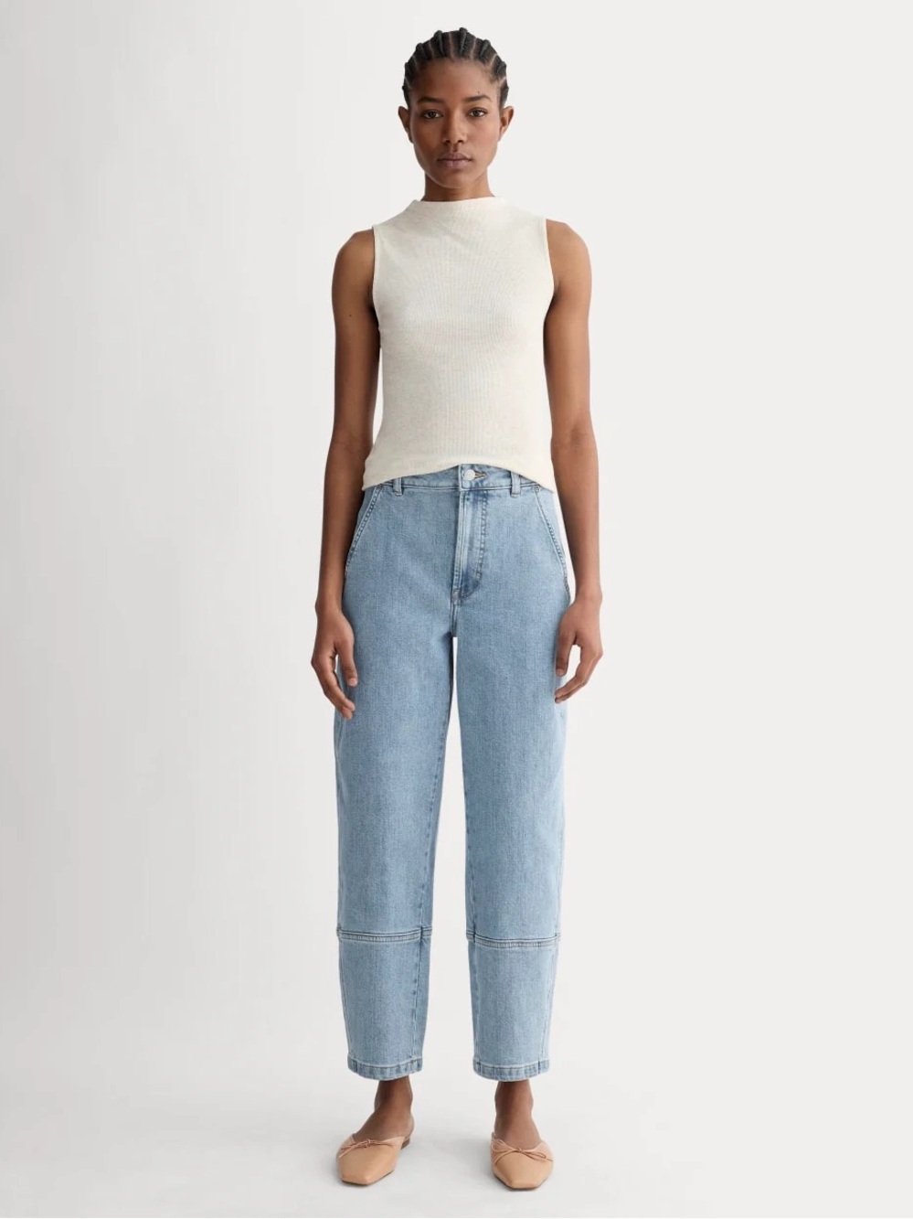Everlane Denim Barrel Utility Pant